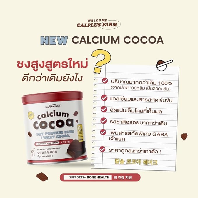 WHERY Well Cocoa Soy Protein 200g