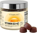 Vitamin 2500 IU D3 + 100mcg K2 MK-7 - Manuka Honey &amp Organic Lemon - Vegan Pectin - No Sugar Alcohols - with Avocado Oil for Absorption - Bone &amp Immune Support - 60 Day Supply