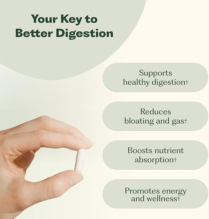 Enzyme 365 Advanced Digestive Enzymes Supplement with 17 Enzymes &amp Soothing Herbs | Supports Digestion Reduces Bloating &amp Gas Boosts Nutrient Absorption &amp Energy | 30 Servings