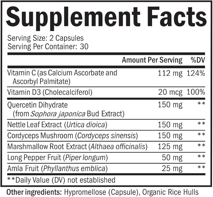 BioSchwartz Respiratory &amp Immune Lung Support Supplement with Quercetin (1 Month Supply) Plus 17 in 1 Immune Support Supplement with Antioxidants (1 Month Supply)