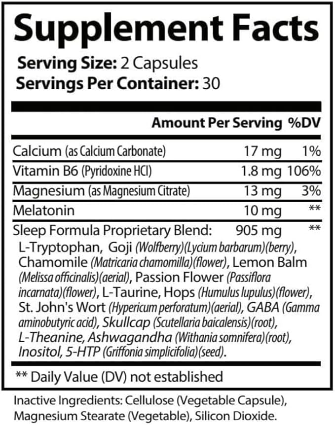 Well Being System Supplements – Natural Sleep Aid Stress Relief and Mood Enhancement