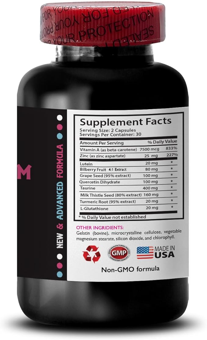Clearer view - EYE VISION SUPPLEMENT - Eye sharpness Sharp focus Clarity boost Lens support Focus sharpener Sharp lines Bright outlook Vision boost Focus sharp 2 Bottle 120 Capsules