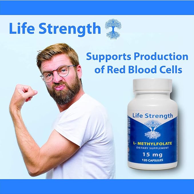 L-Methylfolate 15 MG 120 CAPSULESOptimized &amp Highly Bioactive Methyl Folate 5-MTHF Supplement for Mood and Immune Support Natural Diet Supplement for Energy Non-GMO &amp Gluten-Free
