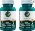 NEURIVA Ultra Decaf Clinically Tested Nootropic Brain Supplement for Mental Alertness Memory Focus &amp Concentration Cognivive Neurofactor Phosphatidylserine Vitamin B6 B12 60 Caps (2 Pack)