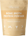 Bone Broth Protein Powder – French Vanilla | 15 Servings | 21 g Grass-Fed Protein per Serving | Dairy-Free | Collagen for Gut Skin &amp Joint Support | Made with Real Food Ingredients