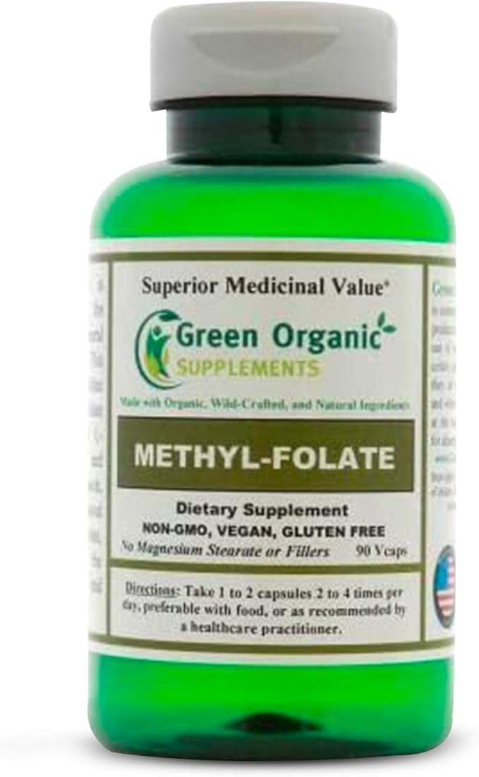 Green Organic Supplements' Methyl-Folate Folic Acid