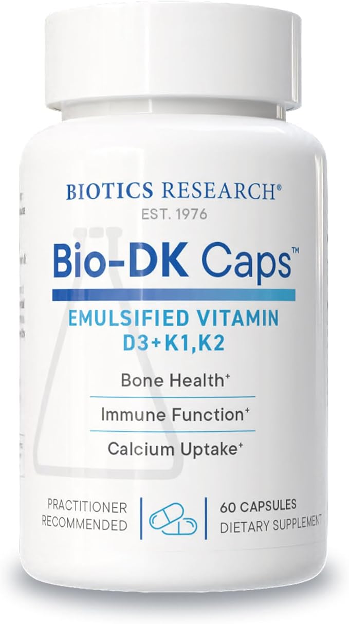 Biotics Research B12-2000™ Lozenges &amp Bio-DK Caps™ – High Potency Vitamin B12 B6 Folate Vitamin D3 K1 &amp MK7 – Methylation Bone &amp Heart Health Immune Support- 60 Lozenges + 60 Caps