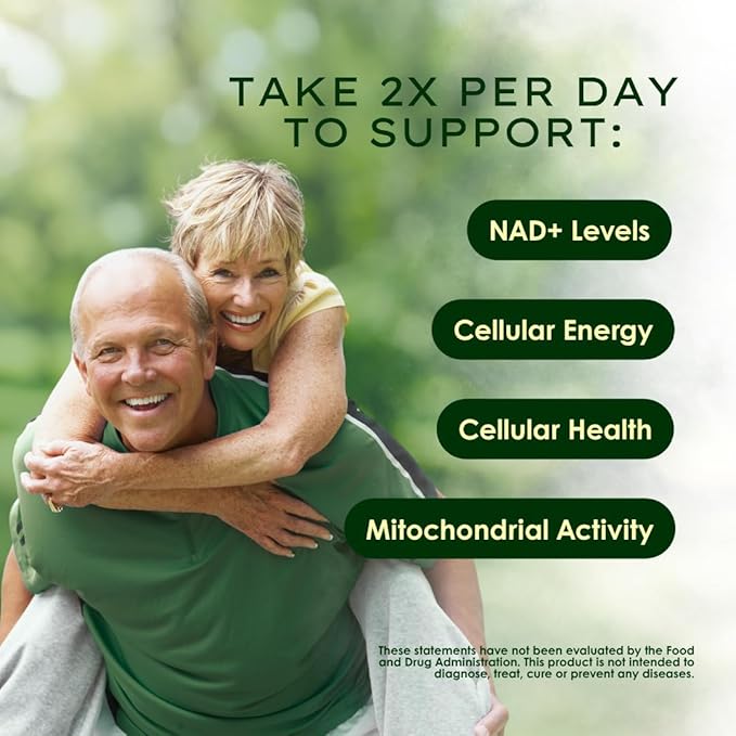 GUI 5-in-1 NAD+ Nicotinamide Riboside with Resveratrol L-Theanine Magnesium Glycinate &amp Quercetin Phytosome | Supplement for Supporting Energy Healthy Aging Mood &amp Sleep | 30 Capsules