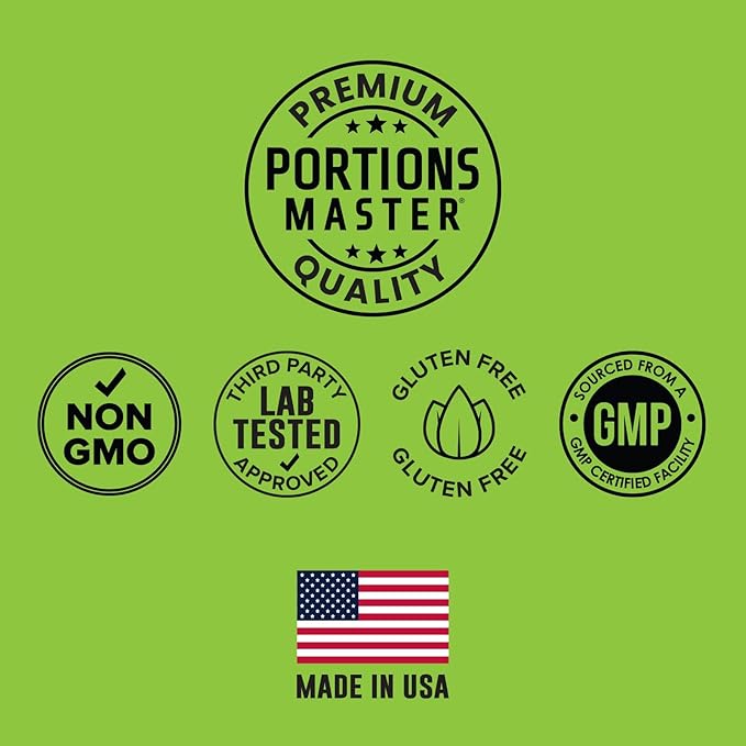 Portions Master Plant Protein Organic Plant Based Protein Powder with Fermented Brown Rice Complete Amino Acid Profile Vegan Non GMO Gluten Free (375g Vanilla)