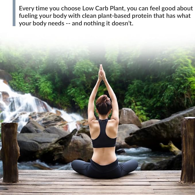 BioTrust Low Carb Plant Delicious Creamy 20 Grams of Clean Complete Plant-Based Protein 5 Grams Fiber 15 Superfoods Vegan Dairy-Free -14 Servings (Vanilla Caramel)