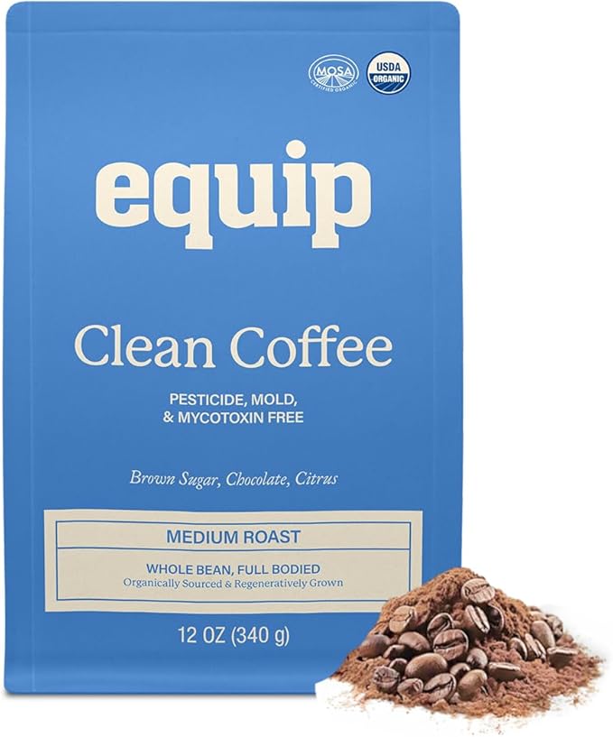 Equip Foods Prime Protein Powder Chocolate &amp Gold Standard Clean Coffee