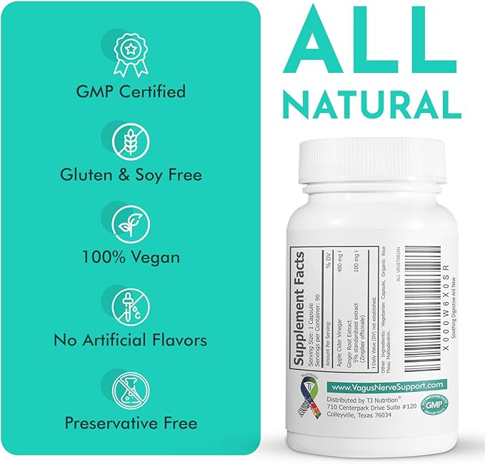 Digestive Health Support - Soothing Digestive Aid with Vagus Nerve Support™ for Optimal pH and Enhanced Digestion Comfort