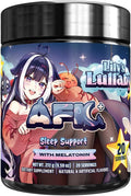 Gamer Supps AFK+® (with Melatonin): Lily's Lullaby Hot Cocoa by Shylily - 20 Servings - Keto Friendly Magnesium-Focused Sleep Support Supplement Apigenin Sugar Free