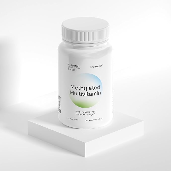 Methylated Multivitamin Multimineral Complex with L Methylfolate Methylated B12 5-MTHF Inositol and Lycopene