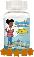Gracie’s Corner Stars Kids Multivitamin Gummies with Omega 3 - Children’s Vitamins A B C D - Star-Shaped Toddler Multivitamins Plant-Based Gluten-Free Kids Gummy Vitamins 60 Count