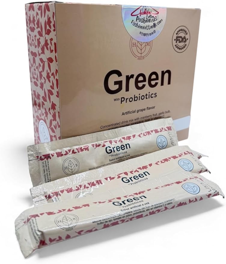 Green Probiotic with Acidophilus &amp Lactis Daily Digestive Health Supplement Immune Support Blend