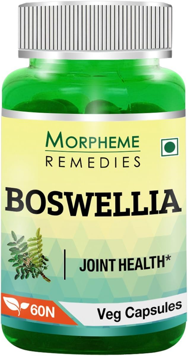Morpheme Boswellia (Shallaki) Caps 500mg Extract 60 Veg Caps (Pack of 3)