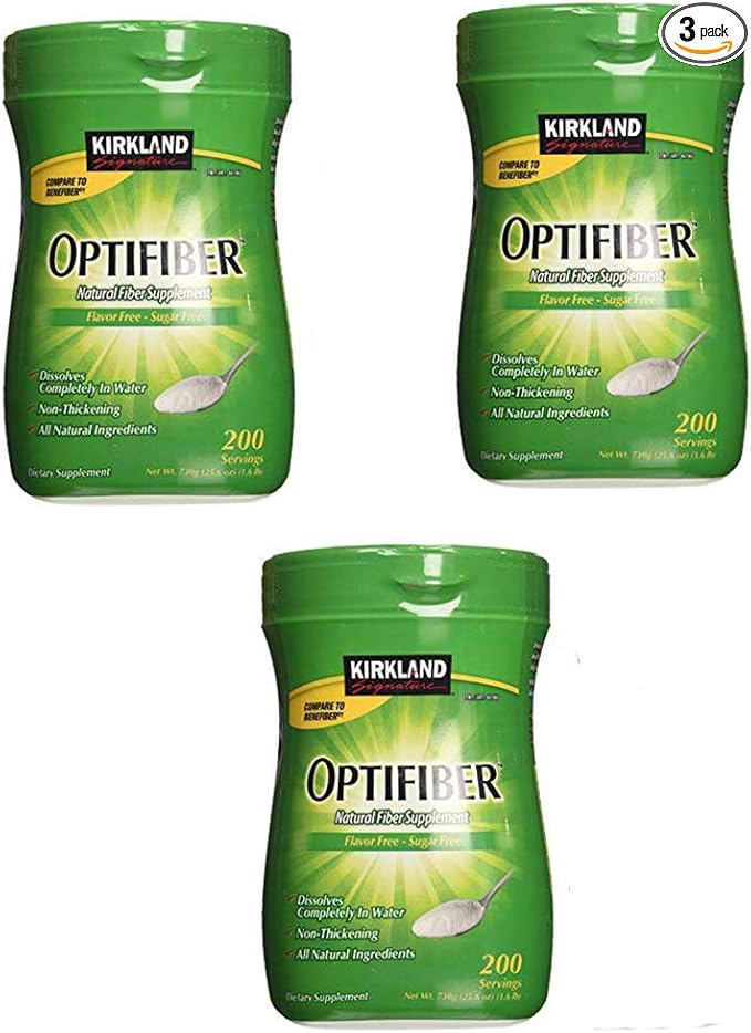 Kirkland Signature OPTIFIBER 26.8 oz each 3-pack