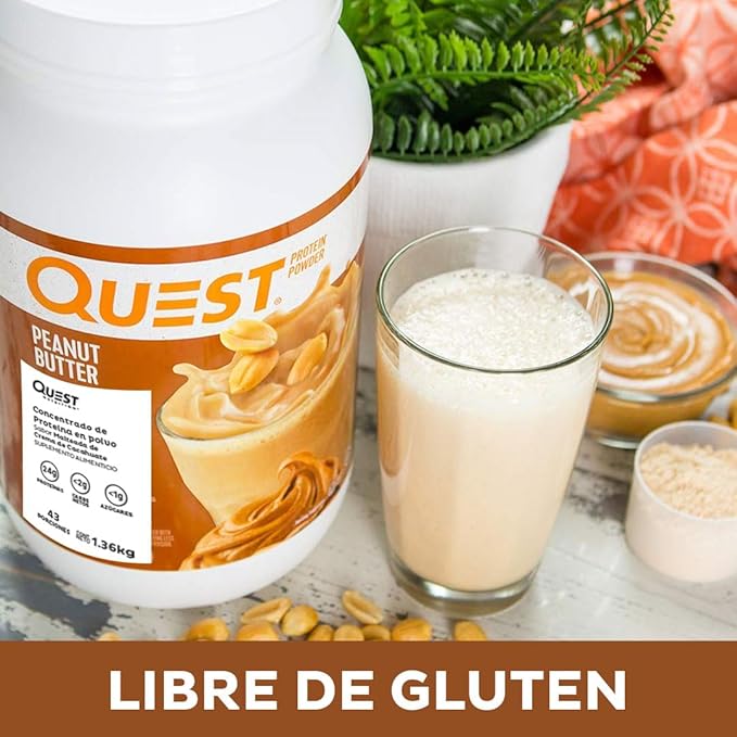Quest Peanut Butter 23g &amp Cookies Cream 20g Protein Powders Low Carb Gluten Free 43 &amp 24 Servings