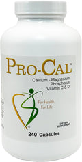 Pro-Cal Calcium Supplements for Women &amp Men – Pro-Cal Nerve Muscle Bone Health Capsules with Calcium Magnesium Vitamin D3 Phosphorus – High Absorption Easy to Swallow Bone Strength Suppleme