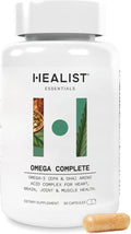 HEALIST Omega 3 - Omega DHA EPA Amino Acid Fish Oil for Heart Brain Eye Cardiovascular Skin Muscles Joint Health &amp Wellness Gluten Free 30 Capsules