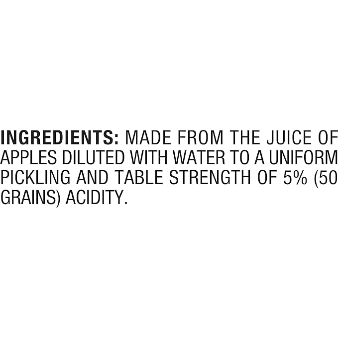 Heinz All Natural Apple Cider Vinegar 5% Acidity Ultra-Filtered for Clarity 16 fl oz Bottle (Pack of 6)