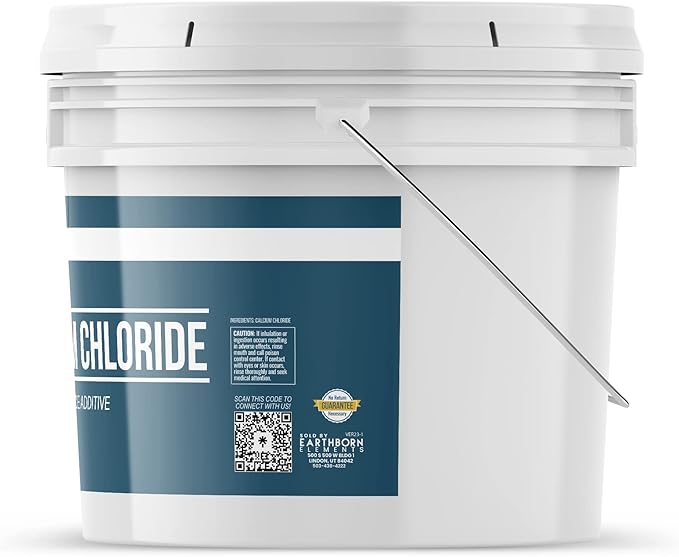 Earthborn Elements Calcium Chloride &amp Magnesium Chloride Bundle (1 Gallon Each) Pure &amp Undiluted Home &amp Pantry Additives