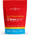 Brain Body Collagen Peptides Powder - Vital Protein &amp Collagen Supplement for Women &amp Men - Hydrolyzed Type I &amp III for Hair Skin Nails &amp Joint Health - 25 Servings - Creamy Vanilla