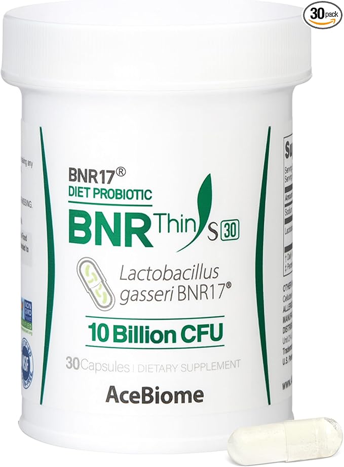 BNRThin S30 Lactobacillus Gasseri BNR17 10 Billion CFU Guaranteed 30Capsules