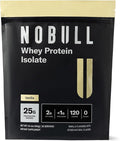NOBULL Grass-Fed Whey Protein Isolate | Clean Whey Protein Powder for Muscle Growth Recovery &amp Performance Nutrition Vanilla 30 Servings