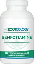 Rootcology by Dr. Izabella Wentz | Benfotiamine | 300mg Benfotiamine Form of Thiamine (Vitamin B1) | 120 Capsules