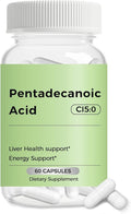 Pentadecanoic Acid C15:0 Supplement Supports Immune Health &amp Mitochondrial Health - 60 Capsules