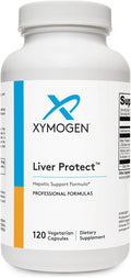 XYMOGEN Liver Protect - Supports Liver Health + Glutathione Production - Milk Thistle Extract ALA Alpha-Lipoic Acid N-Acetyl-L-Cysteine Selenium L-Selenomethionine (120 Capsules)