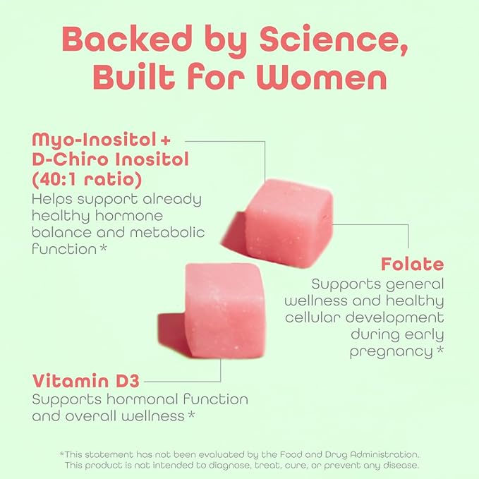 kindnature Myo-Inositol &amp Vitamin B1 Wellness Bundle - Hormonal Balance &amp Nervous System Support Gummies