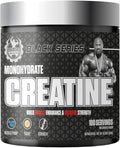 Black Series Monohydrate Creatine | 300g | 100 Servings | Premium Micronized Creatine for Strength Muscle Growth &amp Recovery