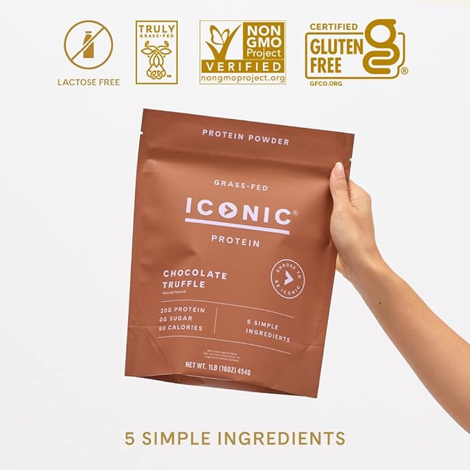 ICONIC Chocolate Truffle Bundle Sugar Free Protein Powder and Low Carb Protein Shakes