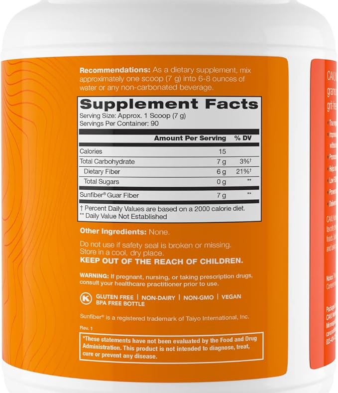 Gentle Prebiotic Fiber Supplement | Promotes Comfortable Digestion &amp Regularity* | Intestinal &amp Colon Health* (90 Servings)