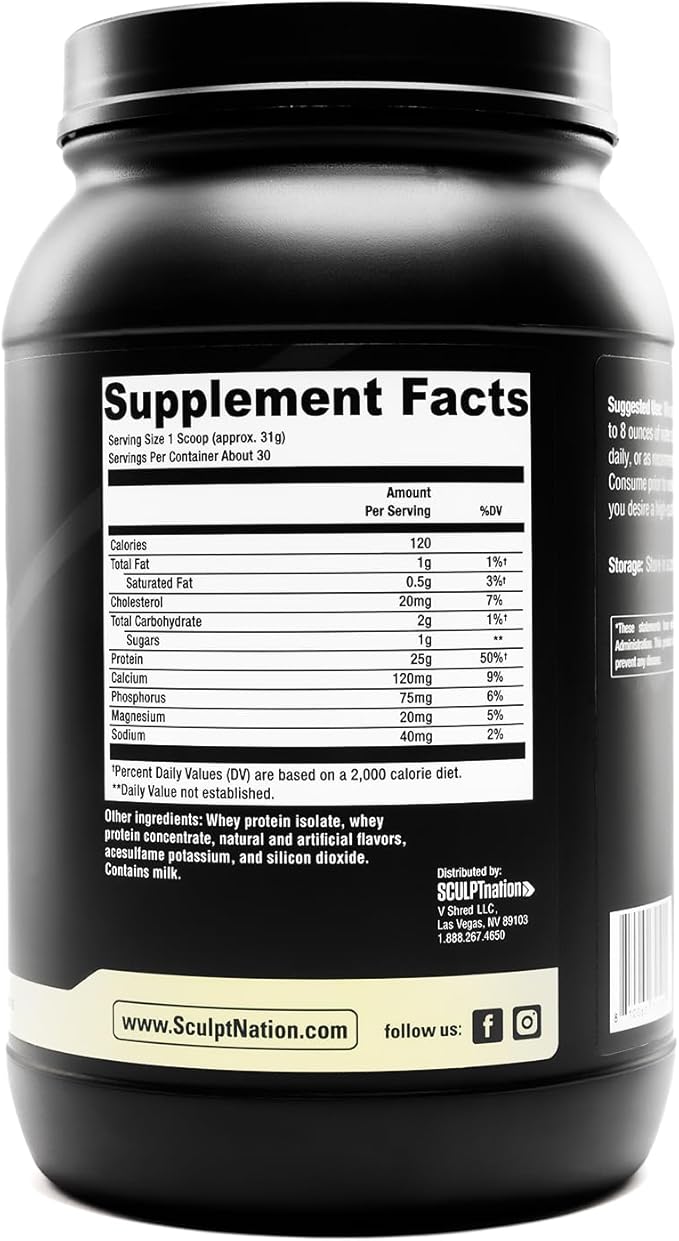 Sculpt Nation by V Shred Protein Vanilla and Apple Cider Vinegar Bundle