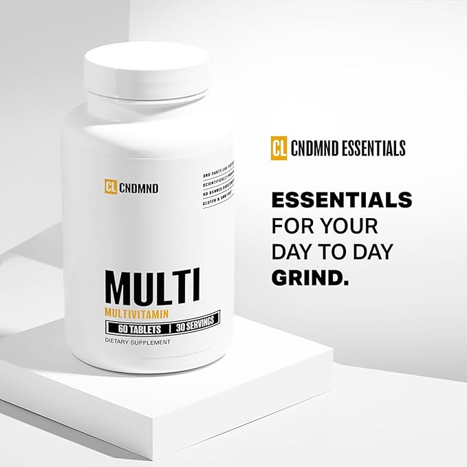 CONDEMNED Multivitamin for Men &amp Women | for Overall Wellness | Essential Vitamins Minerals &amp Nutrients | Scientifically Proven Ingredients | 60 Tablets / 30 Servings