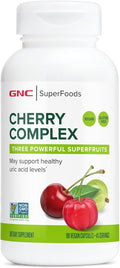 GNC SuperFoods Cherry Complex 3 Powerful Super Fruits 90 Vegan Capsules