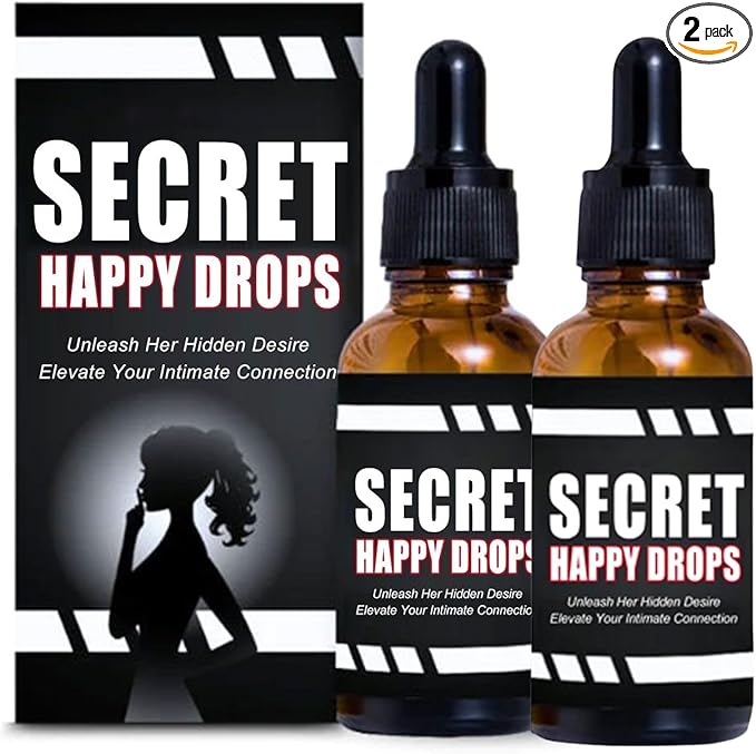 Secret Happy Drops Wellness Supplement for Men and Women Physical and mental pleasure physical comfortMeet your requirements 2 Bottles