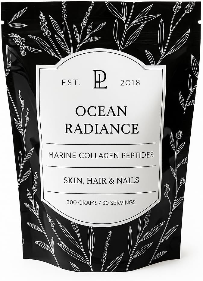 PARIS LAUNDRY Ocean Radiance – Hydrolyzed Marine Collagen Peptides Wild-Caught Unflavored – Supports Healthy Skin Hair Nails &amp Joints