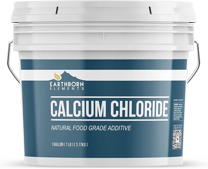 Earthborn Elements Calcium Chloride &amp Magnesium Chloride Bundle (1 Gallon Each) Pure &amp Undiluted Home &amp Pantry Additives