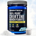 BodyTech 100% Pure Creatine Monohydrate Powder - Micronized for Maximum Absorption - Supports Muscle Strength &amp Power Output - Arctic Blast (13 oz 55 Servings)