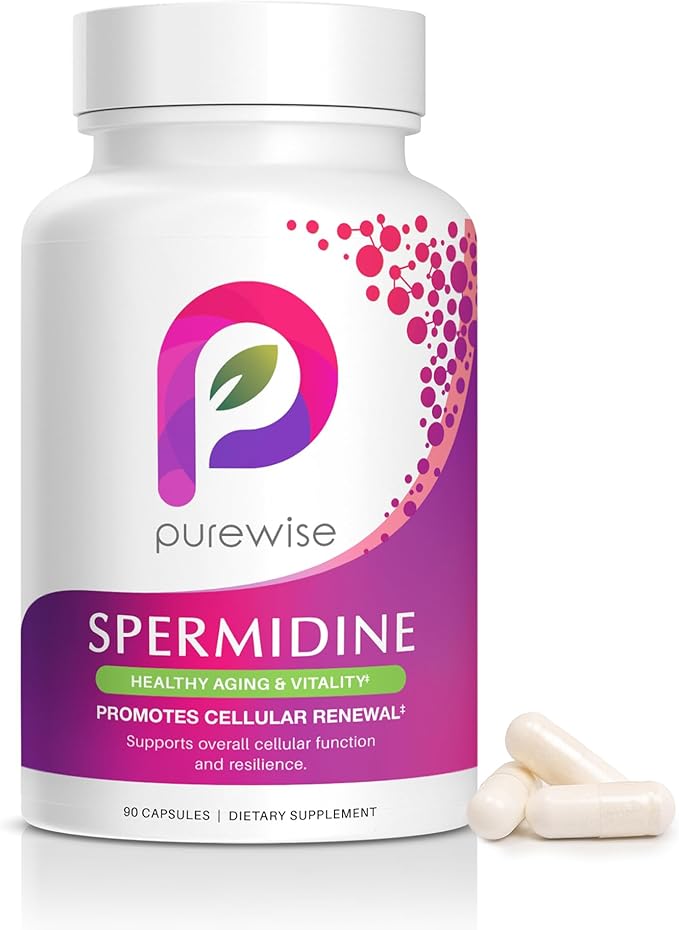 Spermidine Supplements | Supports Healthy Aging &amp Vitality | Promotes Cellular Renewal &amp Function for Longevity &amp Energy Support | 60 Capsules