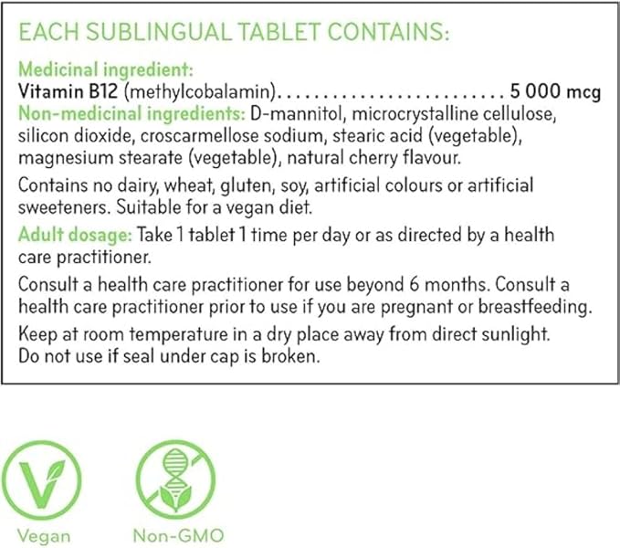 SISU B12 5000Mcg 60 CT