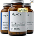 ALGAECAL - Plant Based Calcium Supplement with Vitamin D3 (1000 IU) for Bone Strength Contains 13 Minerals Supporting Bone Health Organic Calcium (750 mg) for Women &amp Men 90 Caps 3 Month Suppl
