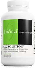 DAVINCI Labs CX-2 Solution - Dietary Supplement to Support Muscle Function Joint Health Hydration and Flexibility - with Glucosamine HCl MSM Sea Cucumber and More - Gluten-Free - 180 Capsules