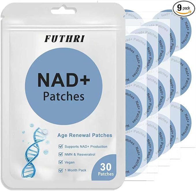 NAD+ Patches Comfortable All-Day Wear Vegan Water-Resistant 9