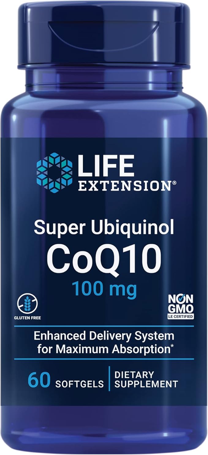 Life Extension Super Ubiquinol Coq10 100 Mg 60 Softgels | Super Omega-3 Epa/dha Fish Oil 120 Softgels | Heart &amp Brain Health Supplements Inflammation Management Anti-Aging Support.